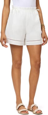 Scotch & Soda Gathered Cotton Shorts