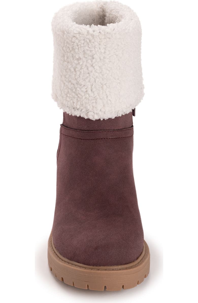MUK LUKS Londyn Boot, Alternate, color, Burgundy