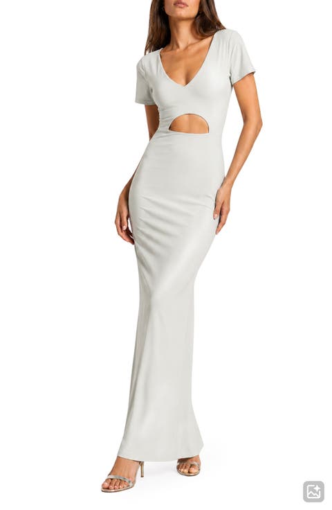 Anjelina Slinky Cutout Maxi Dress