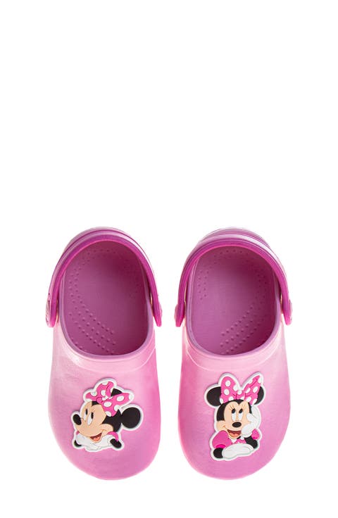 x Disney® Kids' Minnie Mouse Mismatch Clog (Walker & Toddler)