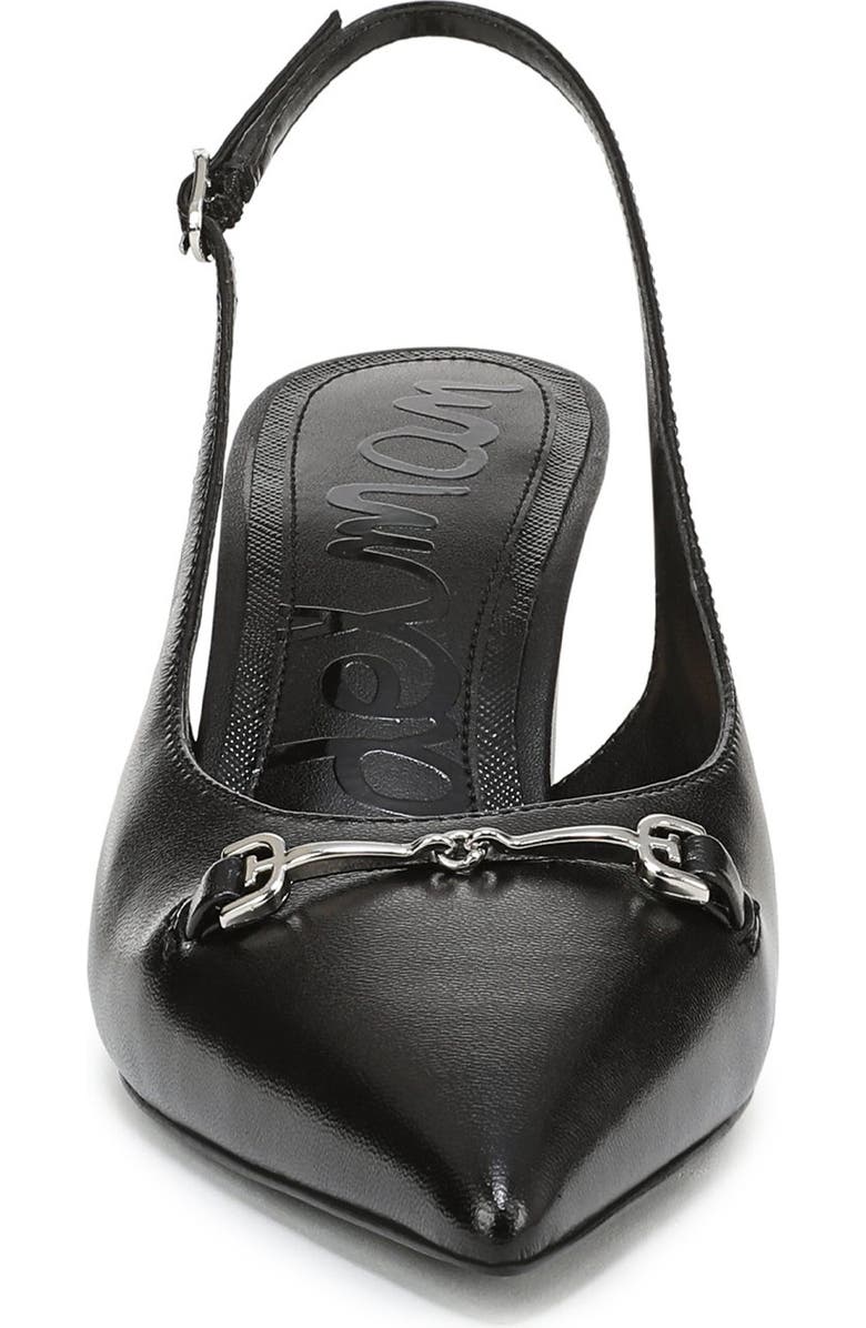 Sam Edelman Waller Pointed Toe Slingback Pump, Alternate, color, Black