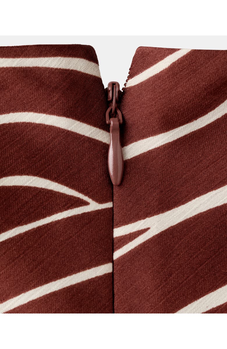 MANGO Geometric Print Sheath Dress, Alternate, color, 