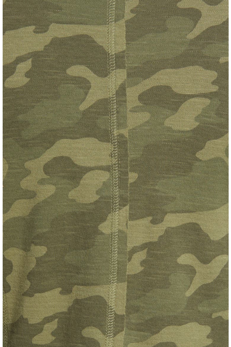 Drape Collar Knit Blazer, Alternate, color, OLIVE CAMO PRINT