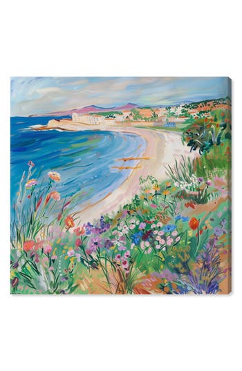 Wynwood Studio Vibrant Beach Ii Canvas Wall Art In Blue