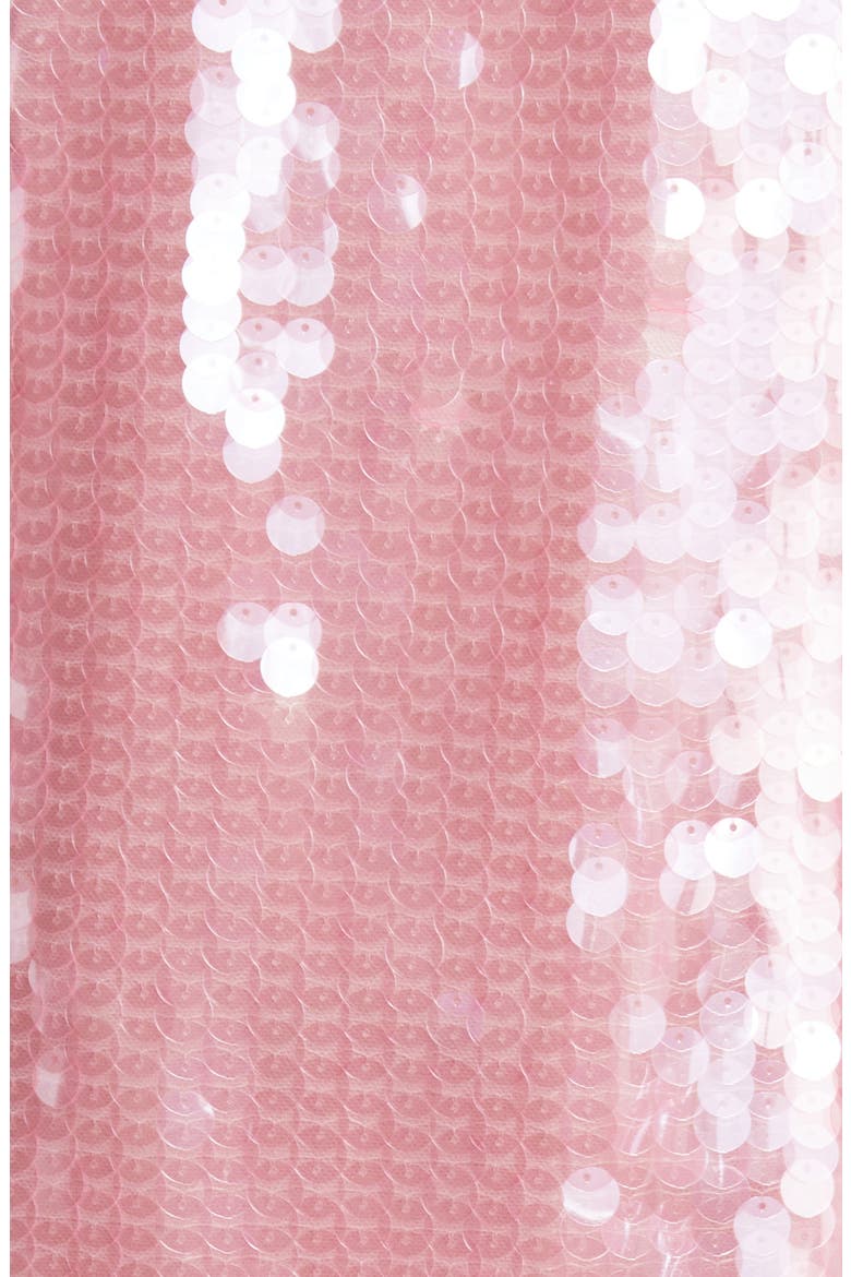 Annabella Sequin Long Sleeve Minidress, Alternate, color, SHEER PINK