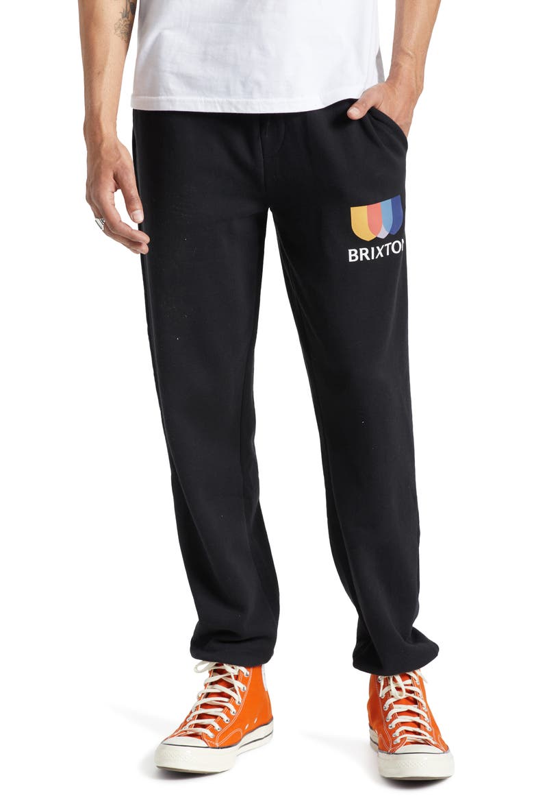 Alton II Cotton Blend Sweatpants, Main, color, BLACK