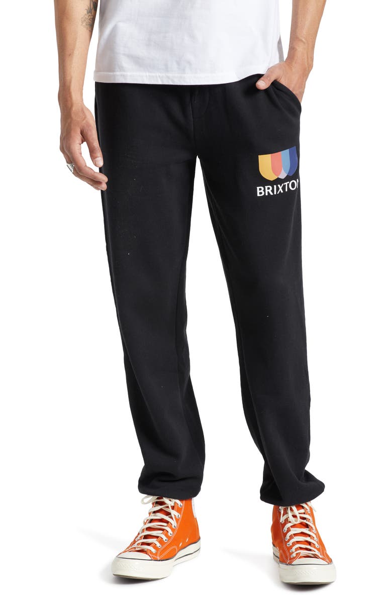 Brixton Alton II Cotton Blend Sweatpants, Main, color, 