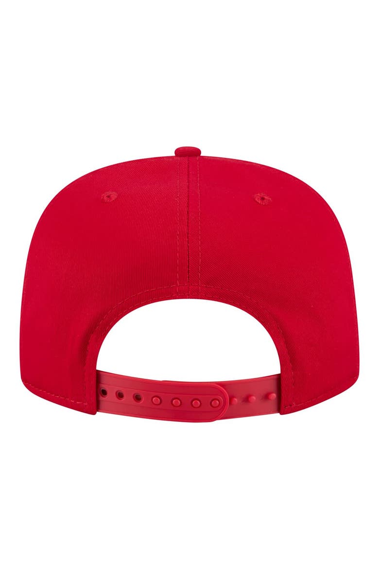 Men's New Era Scarlet Nebraska Huskers Team Text Golfer Snapback Hat, Alternate, color, Scarlet