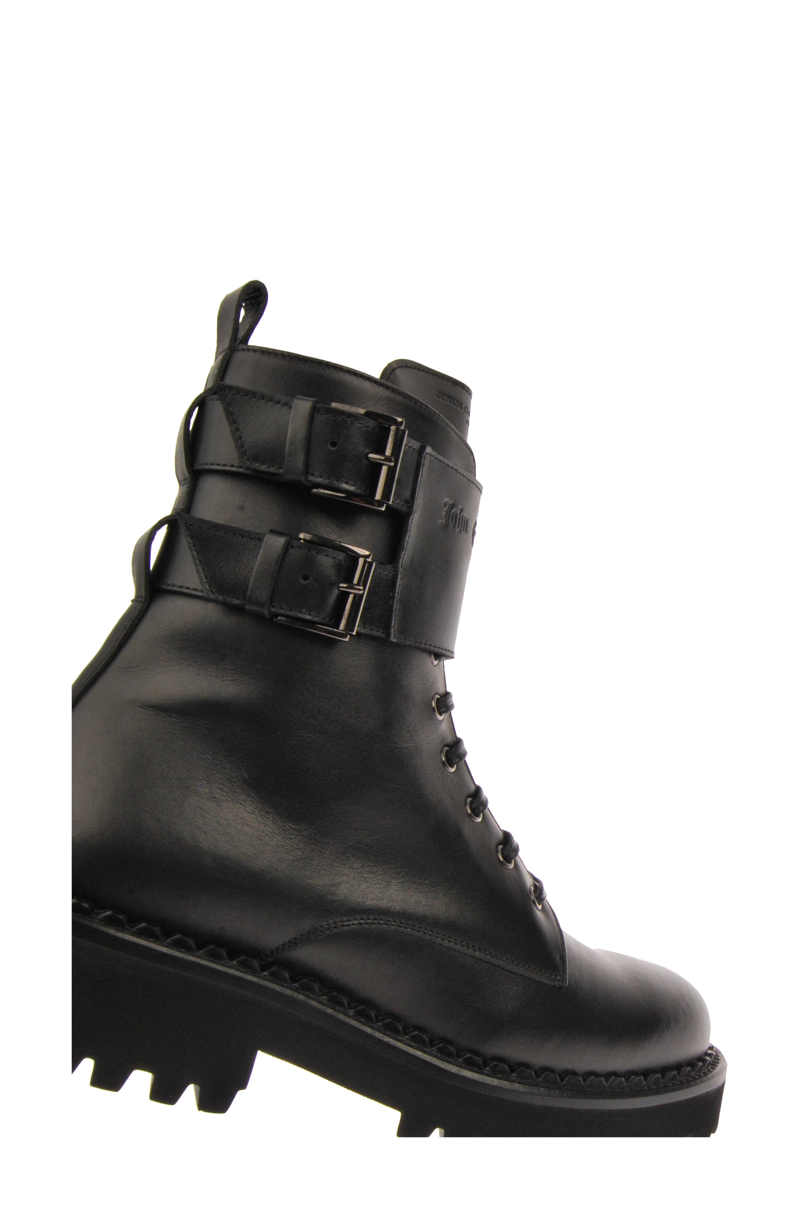John Galliano Paris John Gallioano Combat Boot, Alternate, color, 