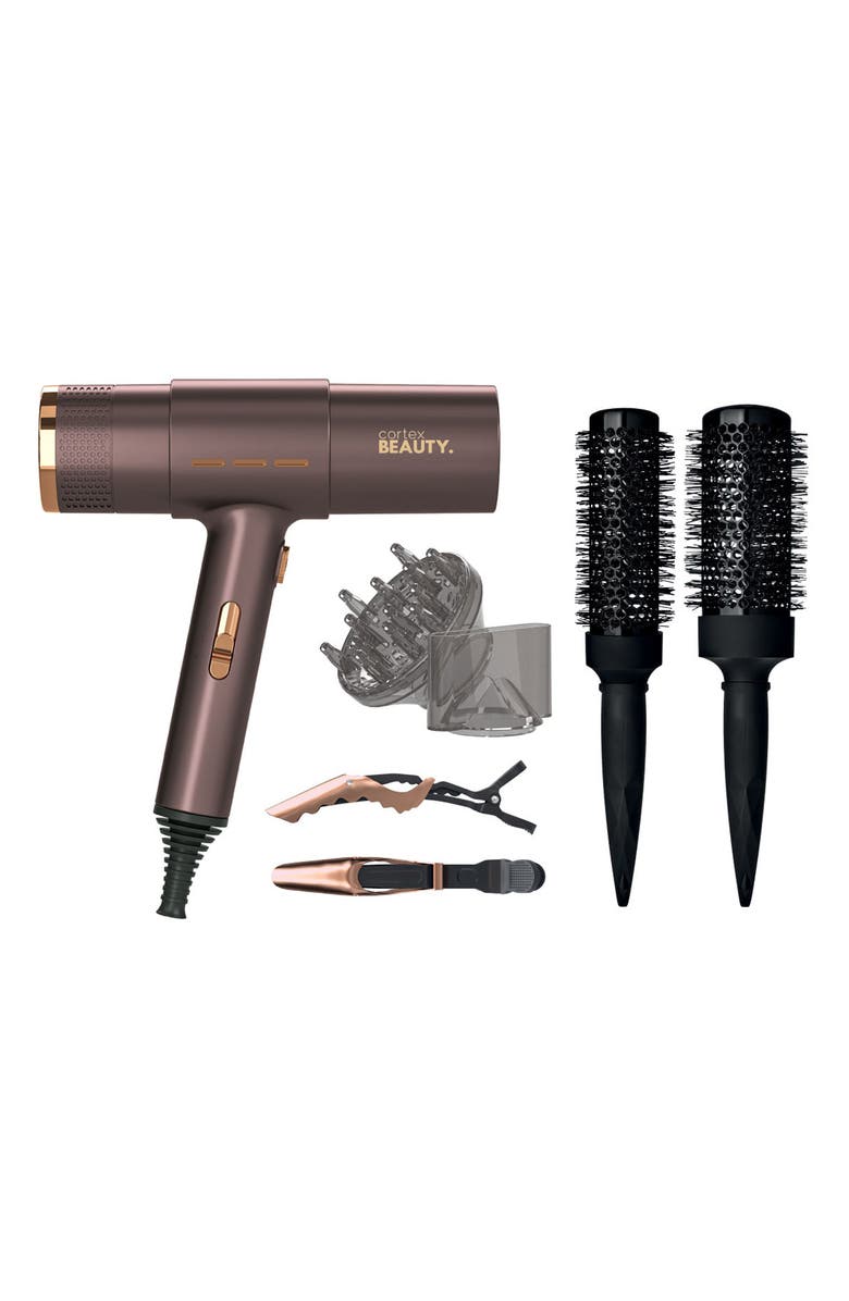CORTEX BEAUTY Turbo Blazer - Salon Performance Styling Hair Dryer Set, Main, color, Puce