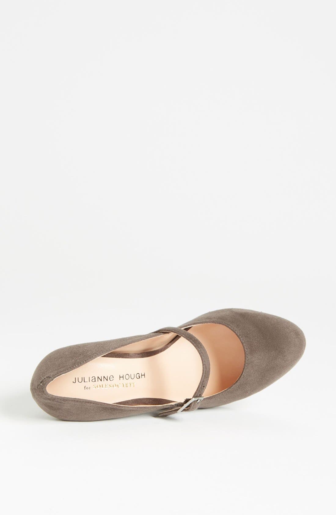 Julianne Hough for Sole Society 'Whitney' Pump, Alternate, color, CHARCOAL