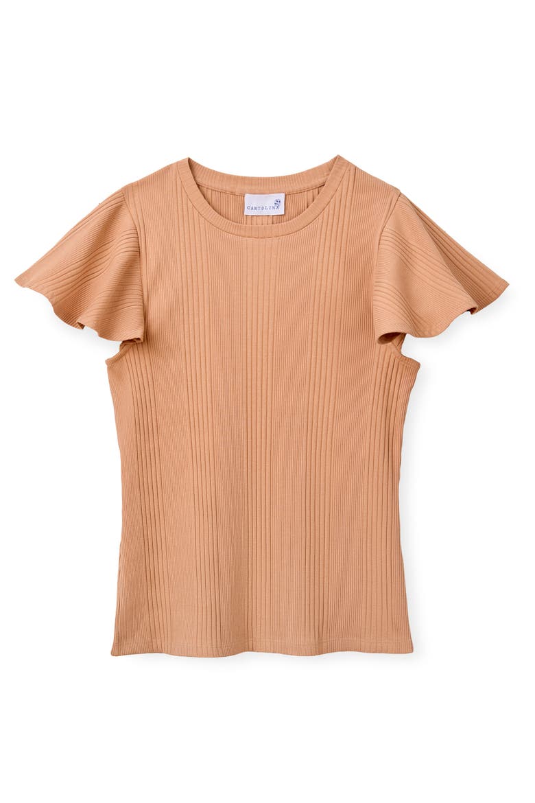 Sonia Knit Top, Alternate, color, Coastal Tan