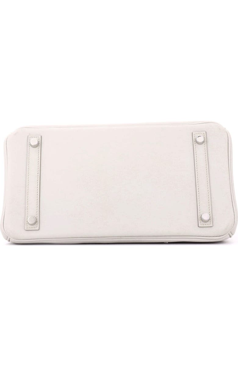 Pre-Owned Hermes Birkin Handbag Light Swift with Palladium Hardware 30, Alternate, color, Beton