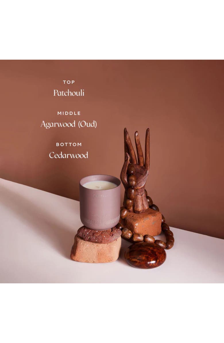 Caftari Scent of Nirvana Meditation Candle, Alternate, color, Deep Mauve