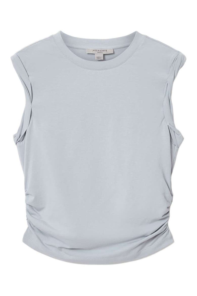 West Side Ruched Tank, Alternate, color, HIGH RISE BLUE