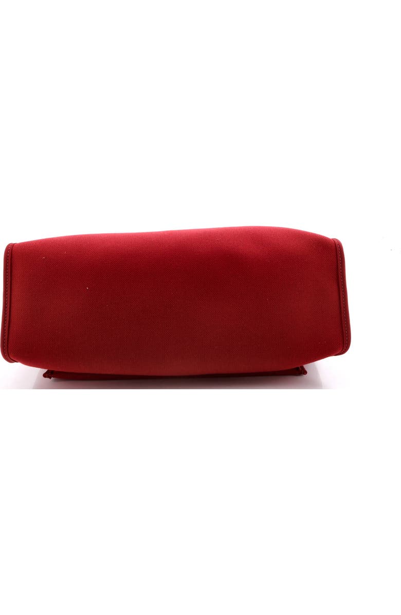 Pre-Owned Hermes Herbag Zip Leather and Toile 31, Alternate, color, Rouge Grenat