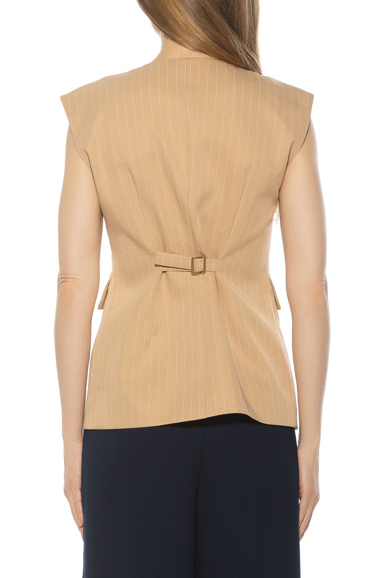 Pia Vest, Alternate, color, BEIGE STRIPE