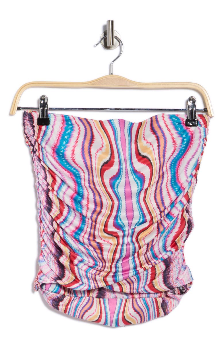 AFRM LOS ANGELES Hailee Tulip Miniskirt, Alternate, color, Multi Wave