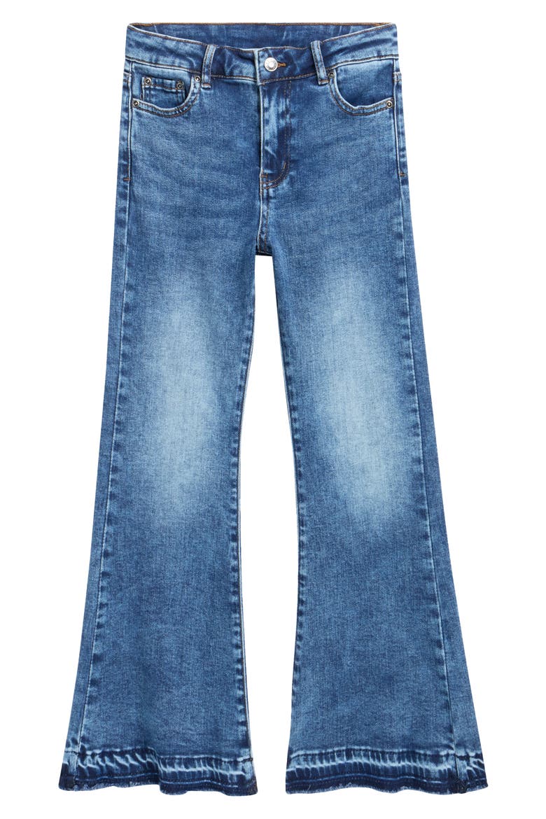 Kids' Cloud Release Hem Flare Jeans, Main, color, INDIGO