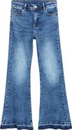 Tractr Kids' Cloud Release Hem Flare Jeans