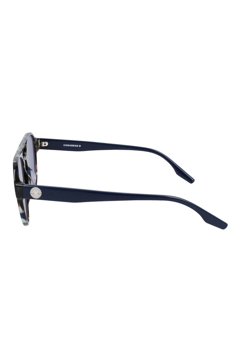 55mm Aviator Sunglasses, Alternate, color, BLUE TORTOISE