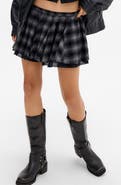 BDG Urban Outfitters Check Cotton Miniskirt