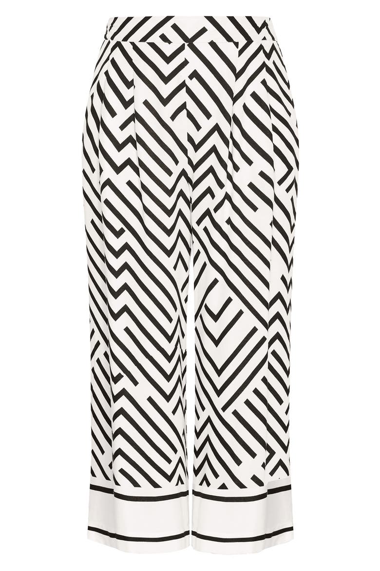 Linear Wide Leg Pants, Alternate, color, LINEAR BDR