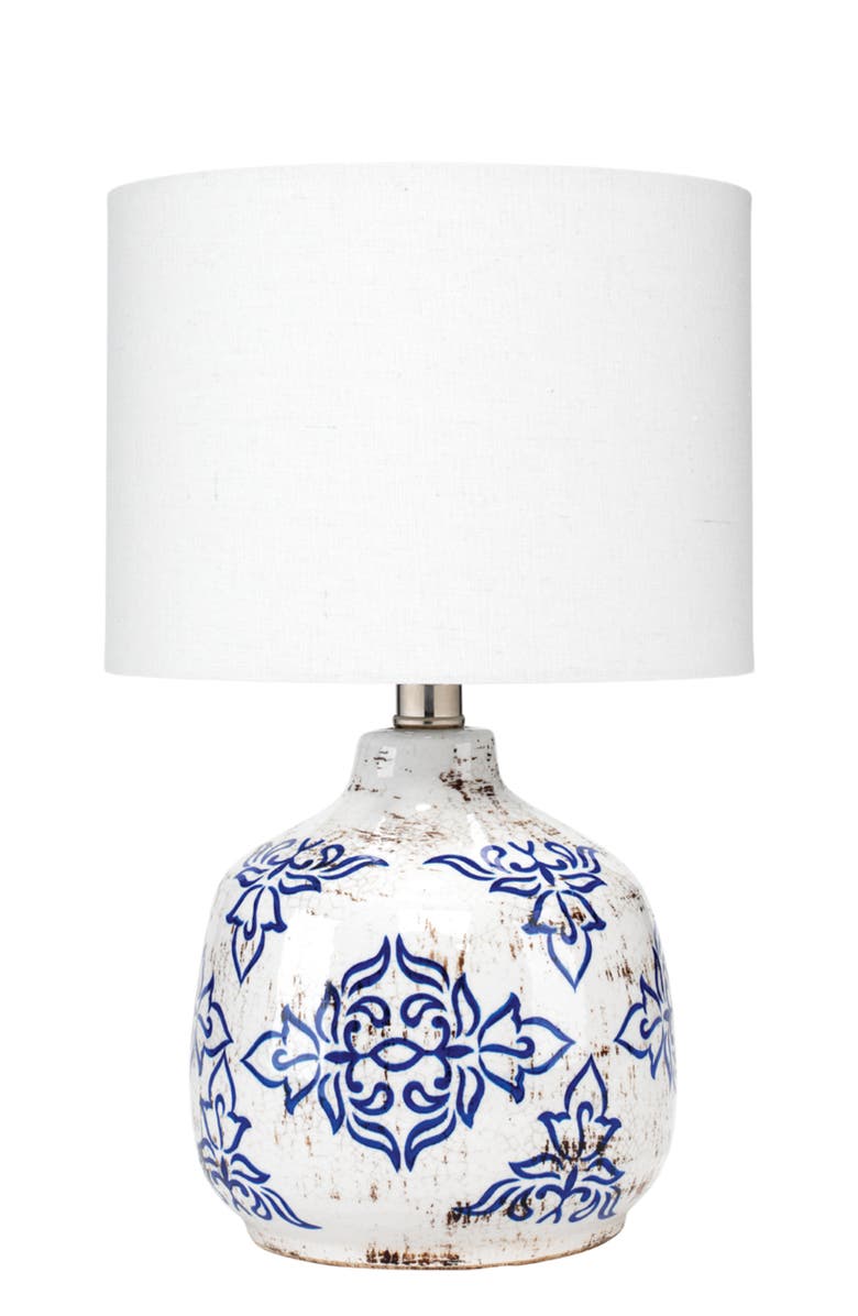 JAMIE YOUNG Ruby Ceramic Table Lamp, Blue, Main, color, Blue
