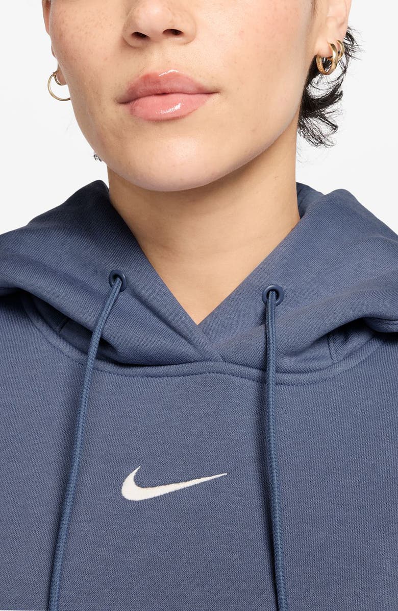 Nike Sportswear Phoenix Fleece Oversized Pullover Hoodie, Alternate, color, World Indigo/Sail