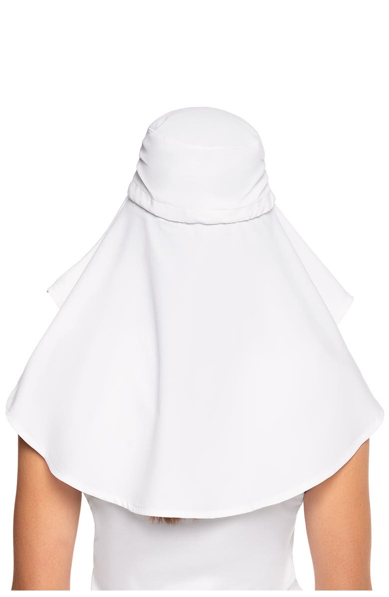 Coolibar Women's Full Coverage Hat, UPF 50+ Sun Protection, Anastasia Elegant, Alternate, color, White