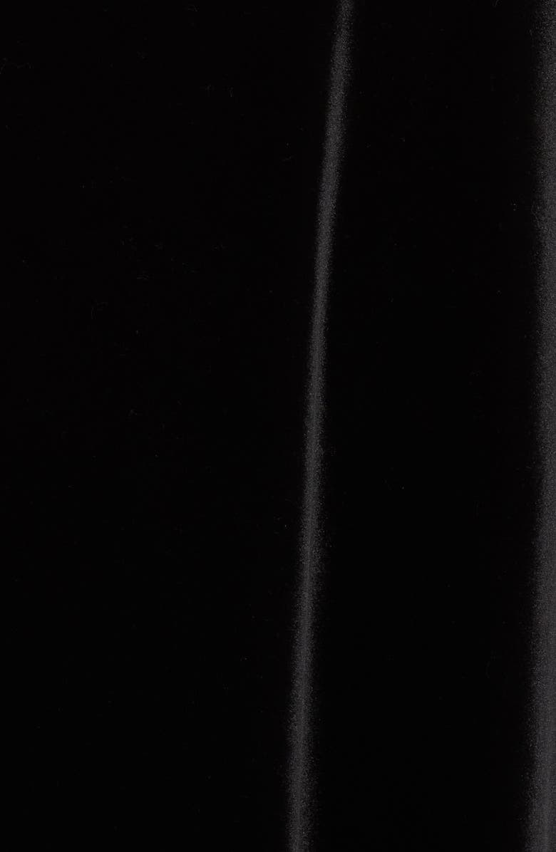 Natori Natalie Open Back Velvet Nightgown, Alternate, color, Black