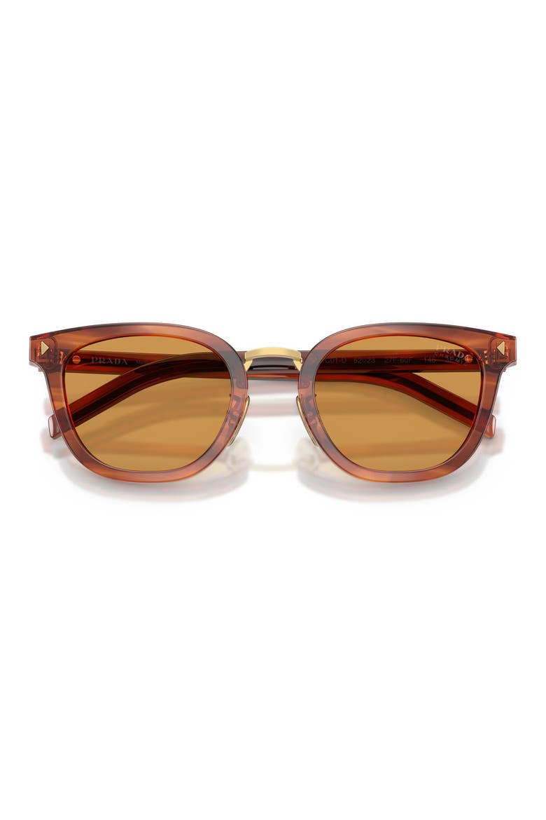 49mm Cat Eye Sunglasses, Alternate, color, HAVANA COGNAC / GREY YELLOW
