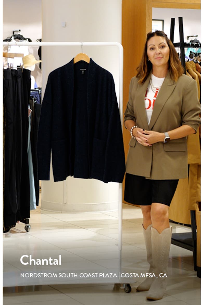 Shawl Collar Wool Cardigan video