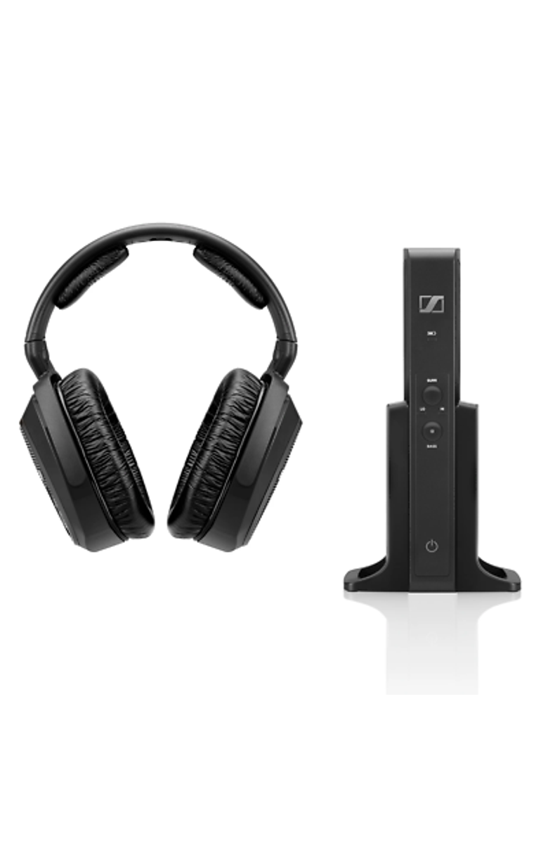 Sennheiser RS 175 RF Wireless Headphone System for TV Listening, Alternate, color, Black