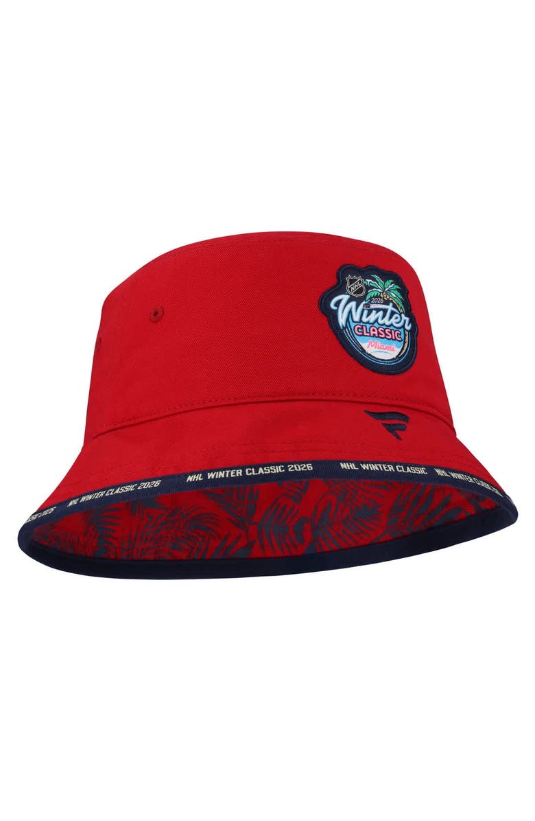 FANATICS Men's Fanatics Red Florida Panthers 2026 NHL Winter Classic Novelty Bucket Hat, Alternate, color, Red