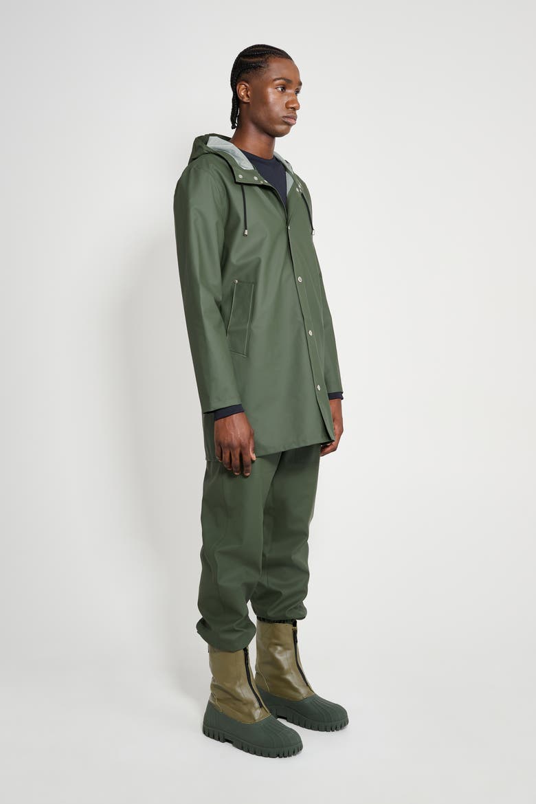 Stockholm Lightweight Raincoat, Alternate, color, Green