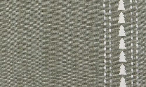 Design Imports Balsam Fir Tree Set Of 4 Napkins In Gray