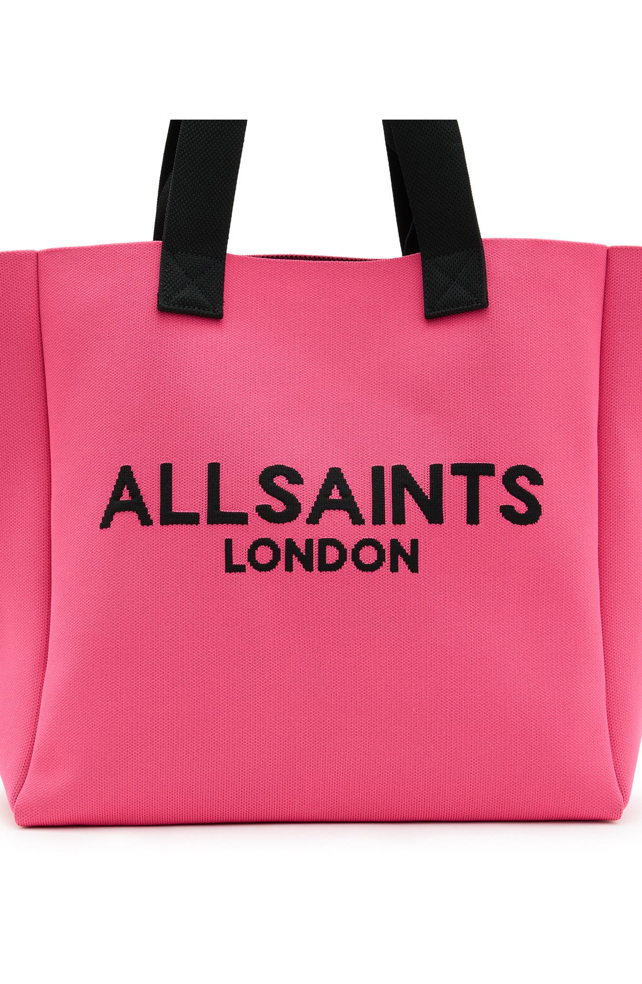 Izzy Recycled Polyester Tote, Alternate, color, HOT PINK