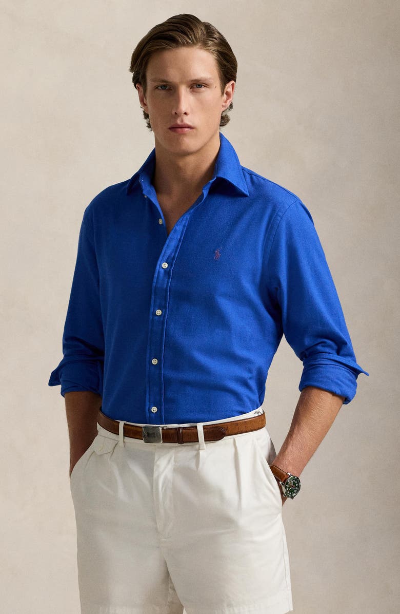 Polo Ralph Lauren Brushed Twill Button-Down Shirt, Alternate, color, 