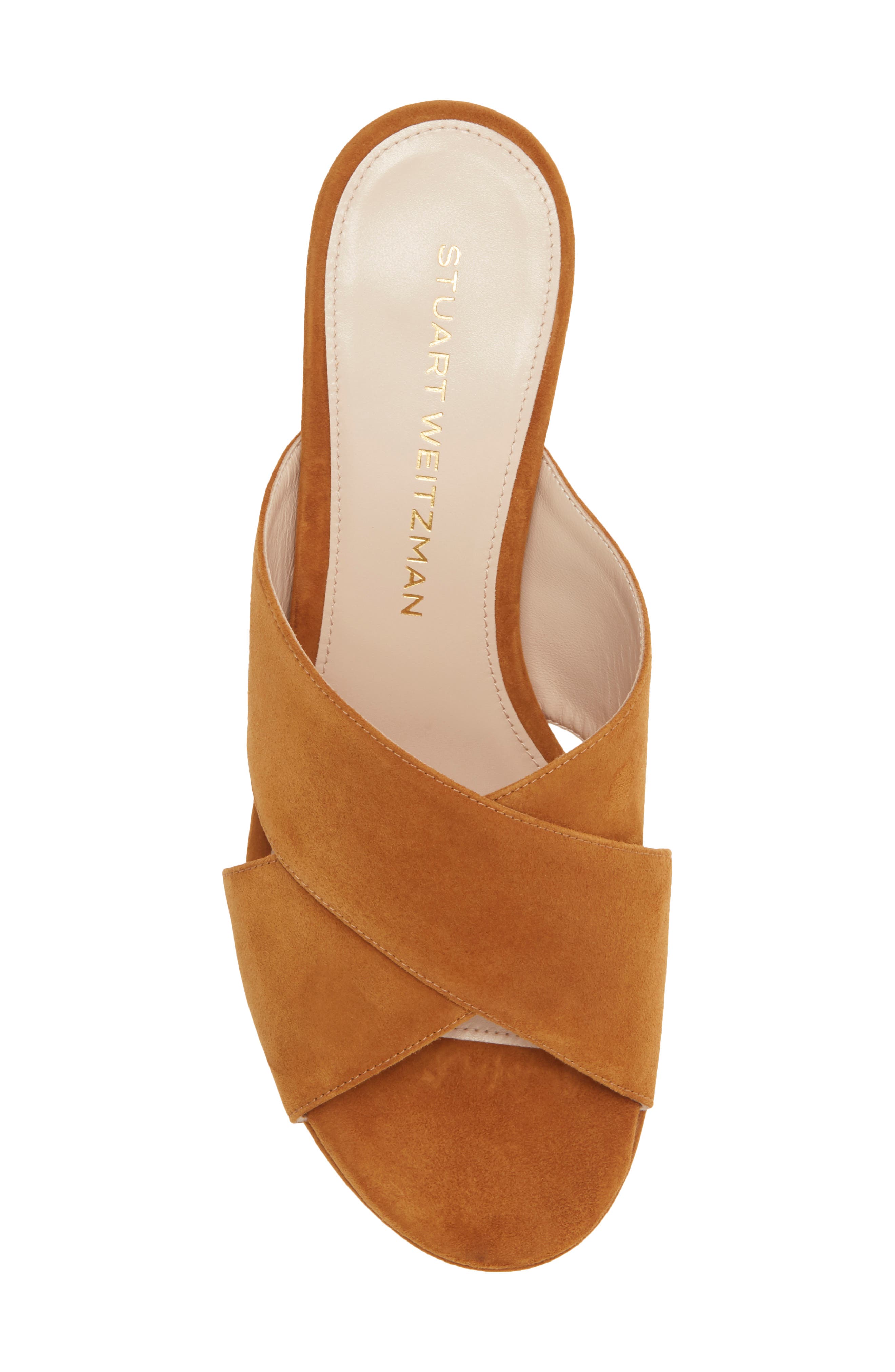 Dayna Platform Sandal, Alternate, color, WALNUT