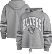 '47 Women's '47 Heather Gray Las Vegas Raiders Upland Bennett Pullover Hoodie