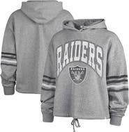 '47 Women's '47 Heather Gray Las Vegas Raiders Upland Bennett Pullover Hoodie