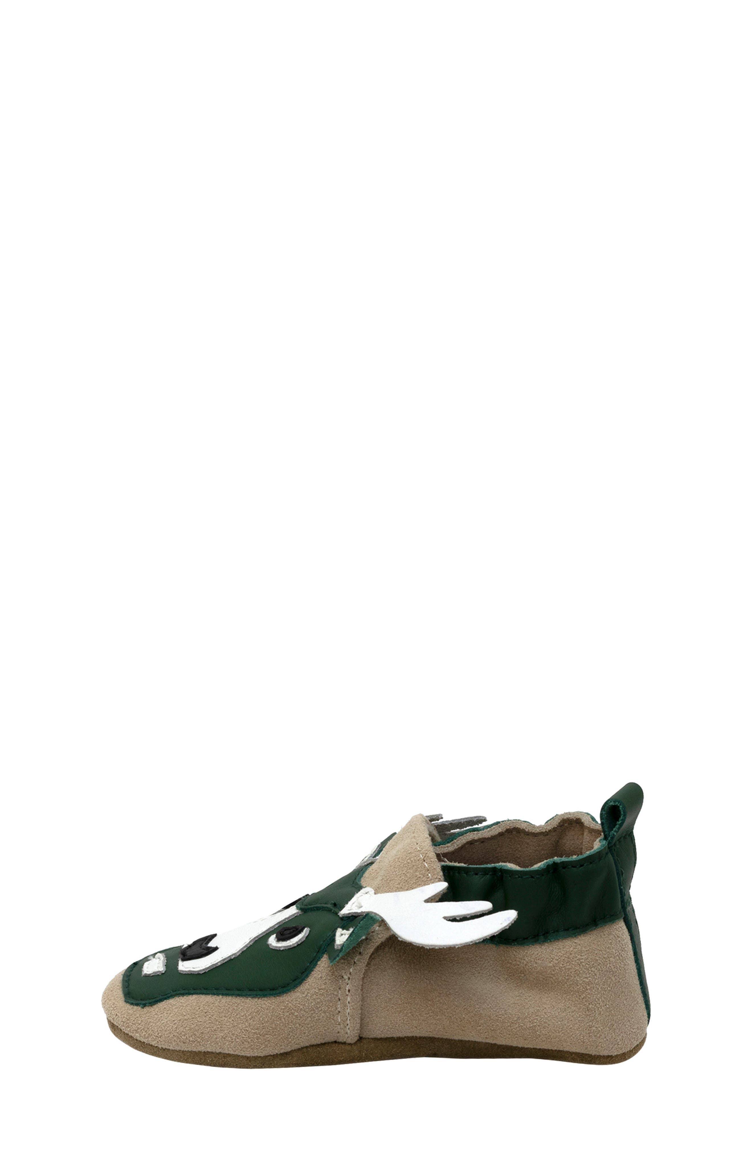 Robeez<sup>®</sup> Milwaukee Bucks Crib Shoe, Alternate, color, 