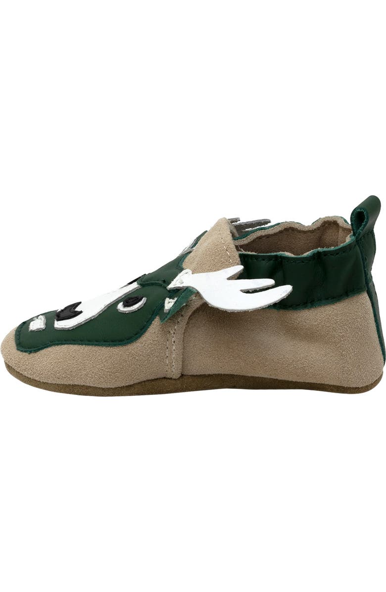 Robeez<sup>®</sup> Milwaukee Bucks Crib Shoe, Alternate, color,