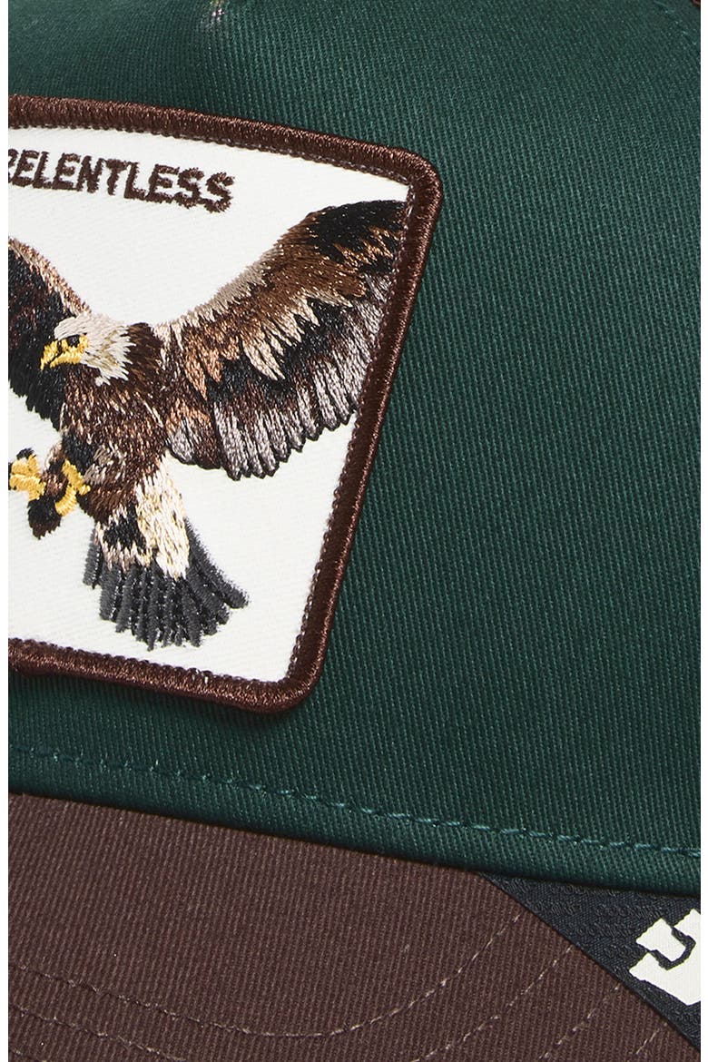 Represent Eagle Snapback Trucker Hat, Alternate, color, GUARD