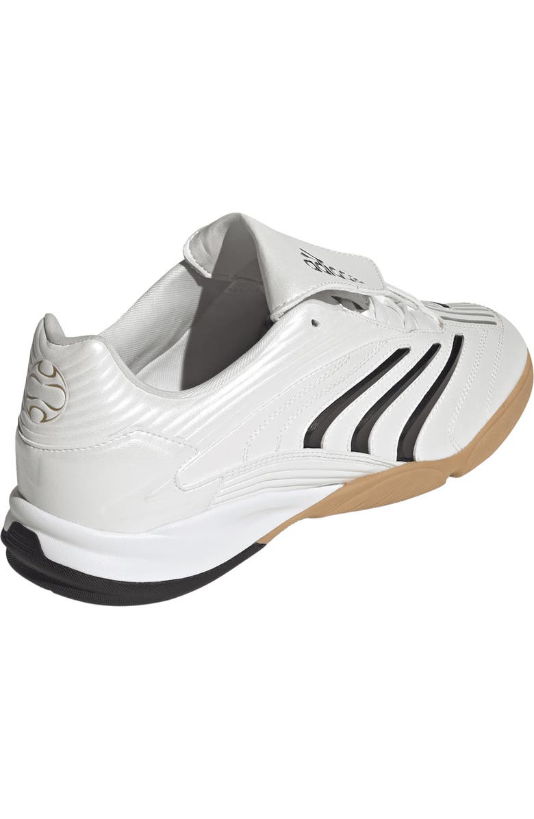 adidas Gender Inclusive Predator Sala Soccer Sneaker, Alternate, color, Zero Metallic/ Black/ Gum