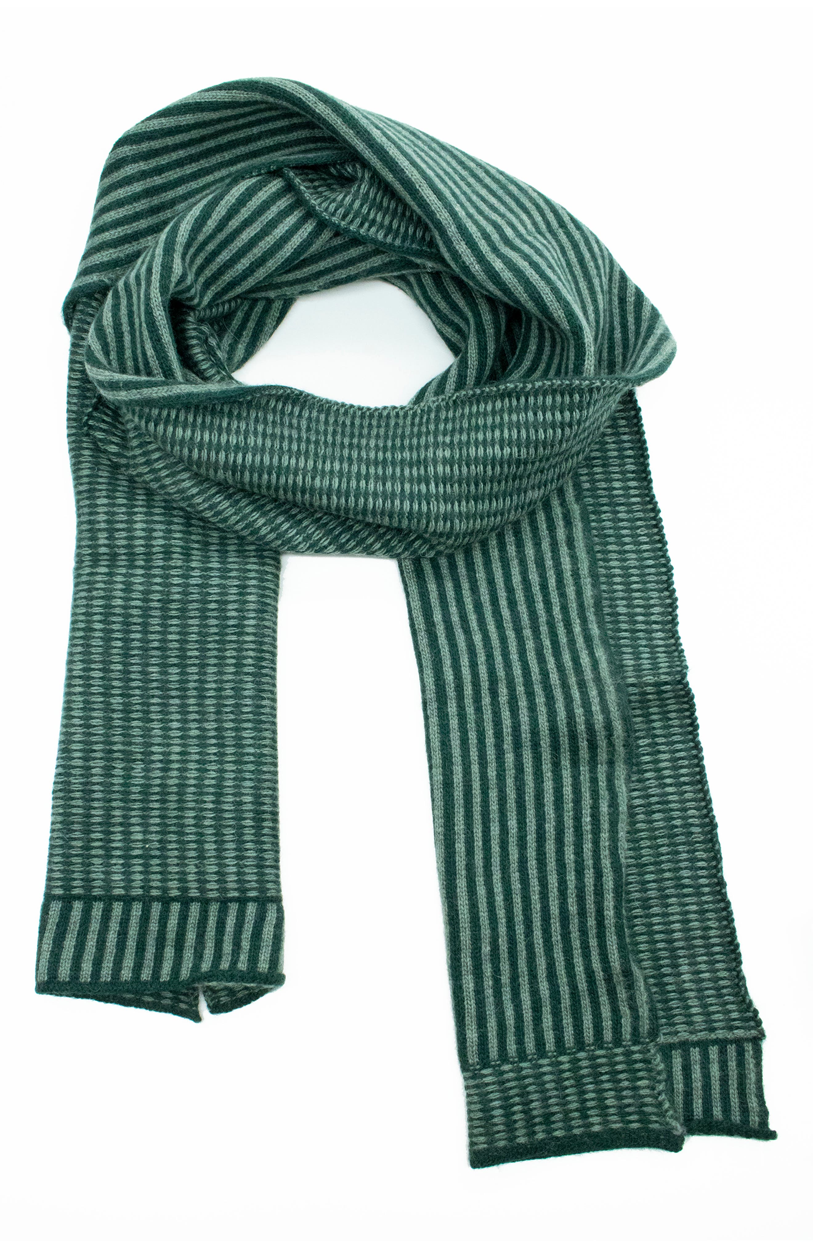 Portolano Alternating Color Rib Scarf