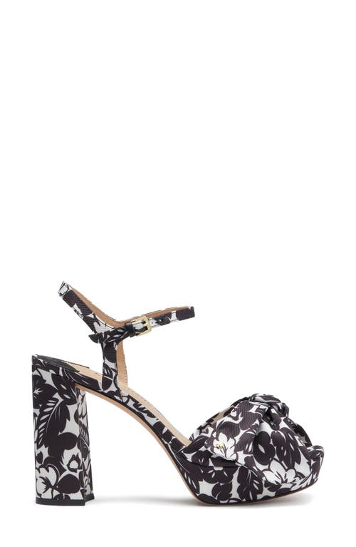 Kate Spade New York Lucie Ankle Strap Platform Sandal In Black