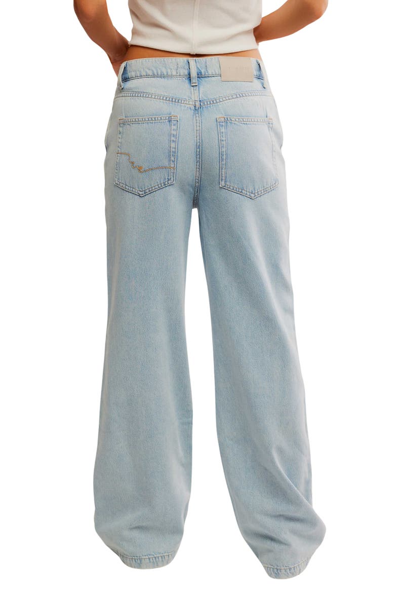 Stride High Waist Wide Leg Jeans, Alternate, color, ROAM FREE