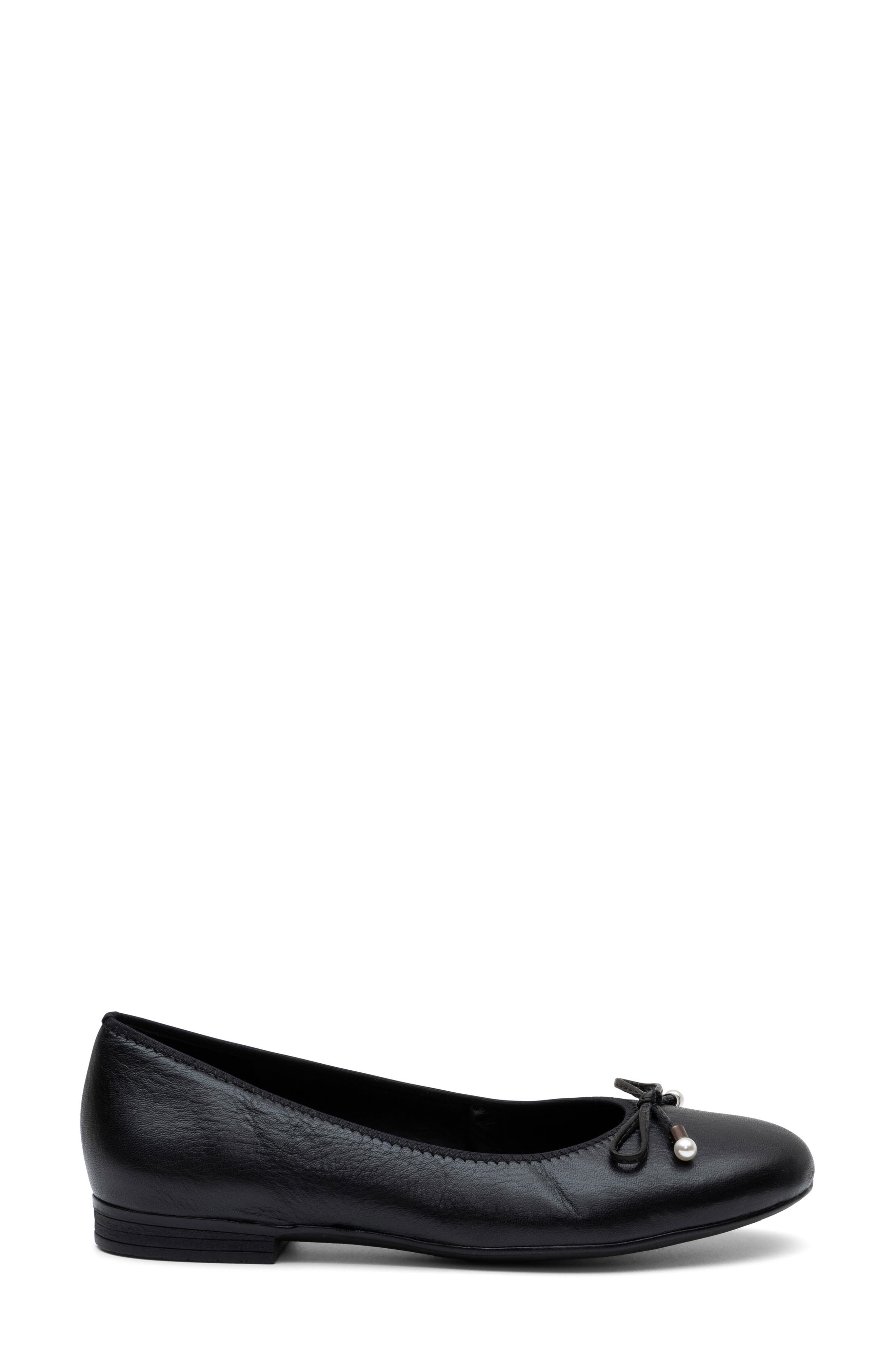 ara Scout Ballet Flat, Alternate, color, Black